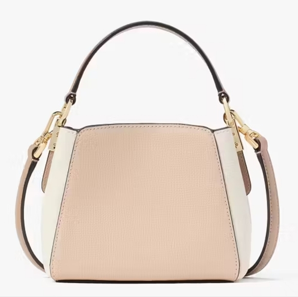 Kate Spade Phoebe Mini Top Handle Cross: Toasted Hazelnut Multi, 5.8×3×5, NWT - Picture 5 of 5